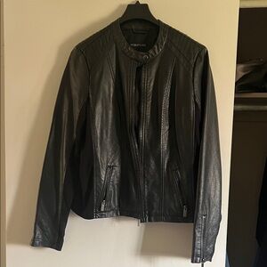 Maurices Black Faux Leather Jacket